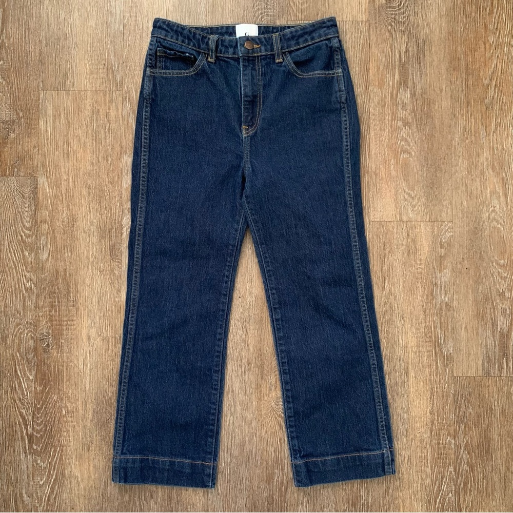 G. Label High-Rise Straight Leg Jeans Size 25